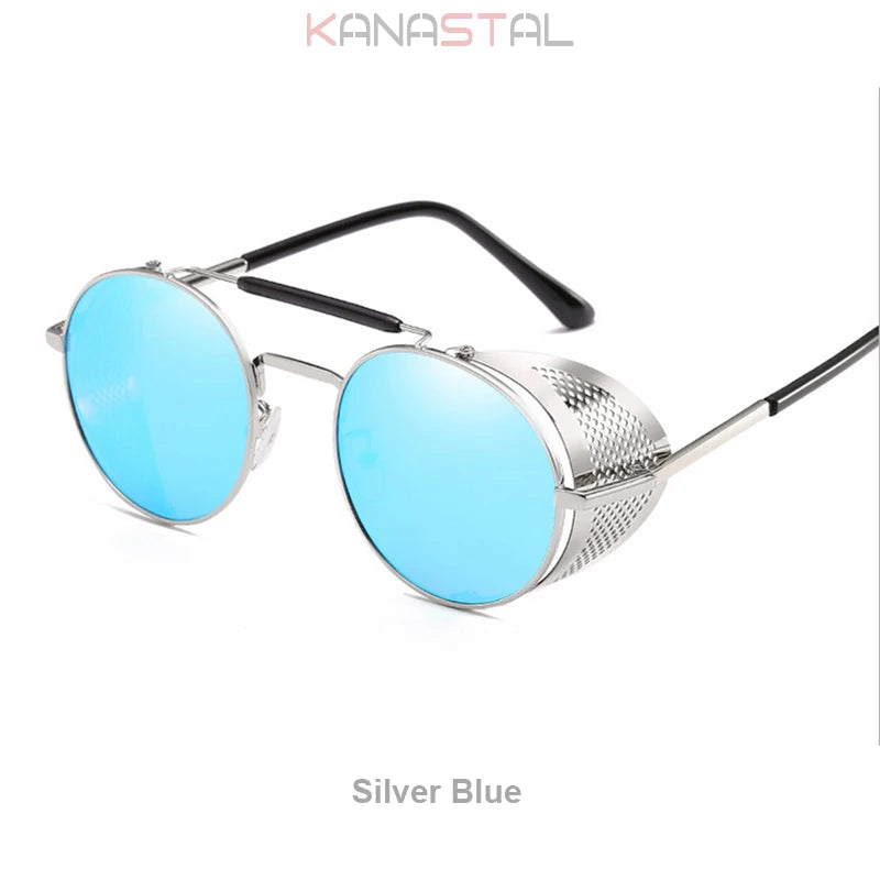 Gothic Steampunk Sonnenbrille mit UV-Schutz für Herren – Bild 7