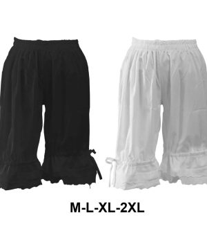 Gothic Damen Bloomer Shorts mit Spitze und hohem Bund