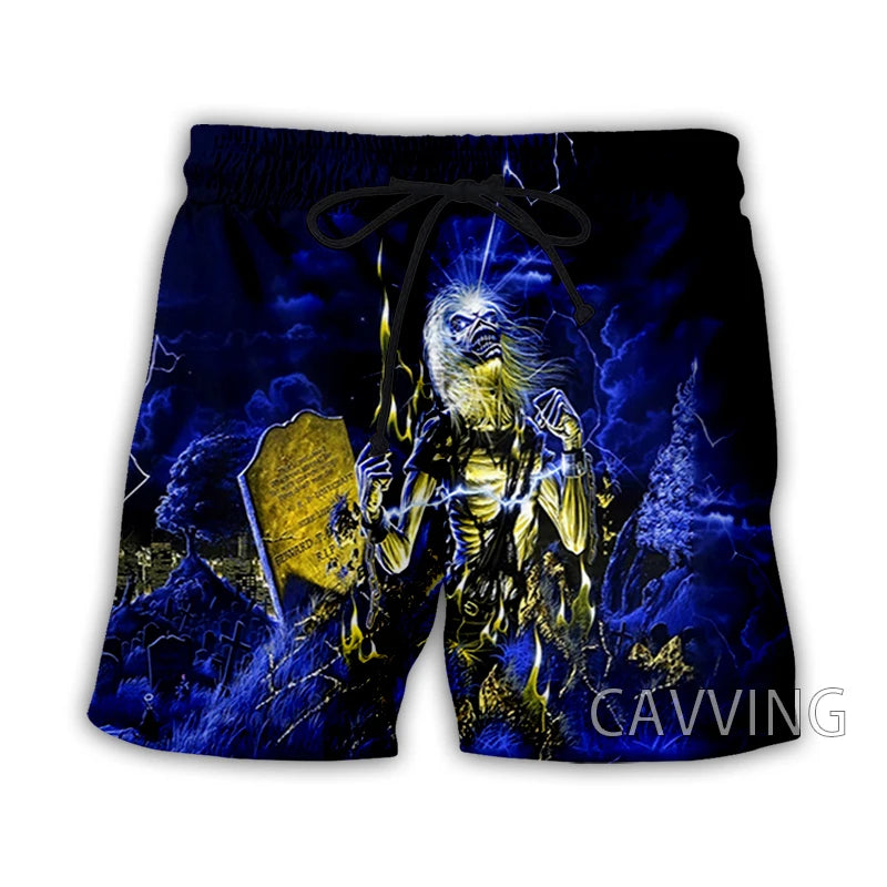 Gothic Vintage Herren Shorts mit Totenkopf – Sommerlook – Bild 4