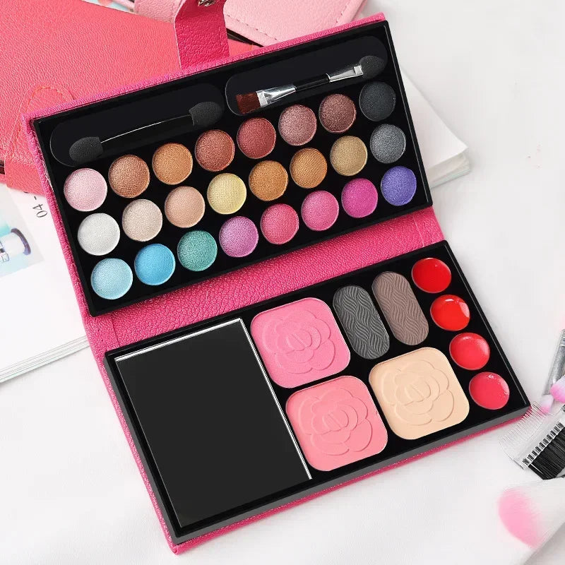 Gothic Anfänger Schminkset mit 33 Farben & Rouge Palette – Bild 4