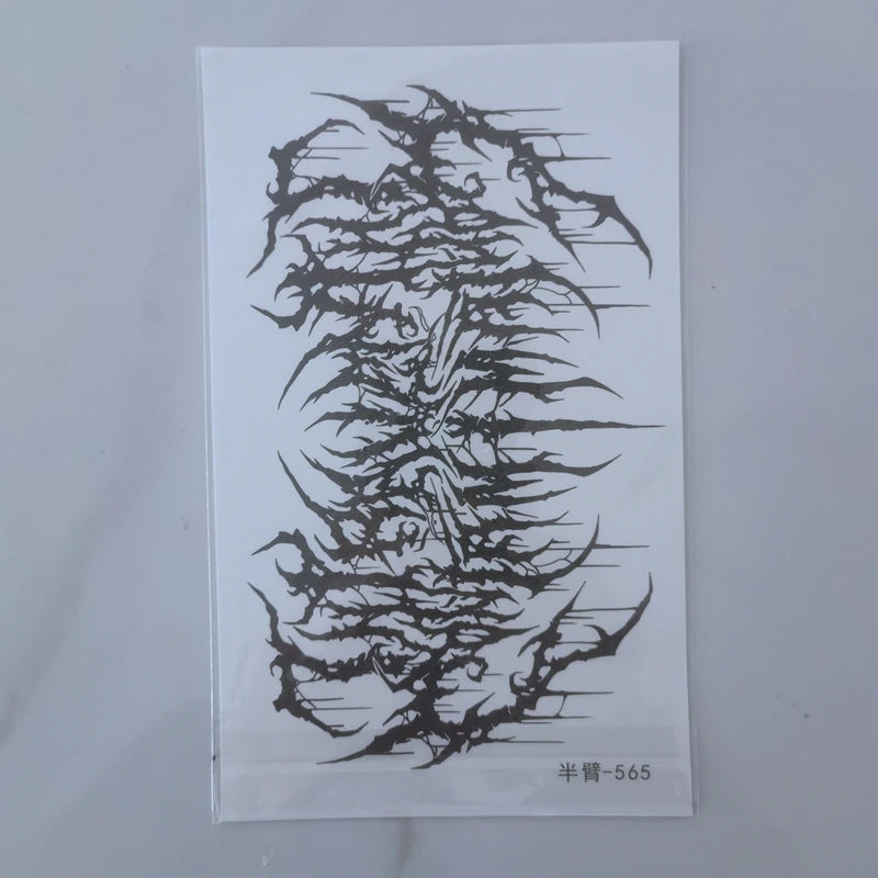 Gothic Temporary Tattoo Sticker – Wasserdicht & Langanhaltend – Bild 8