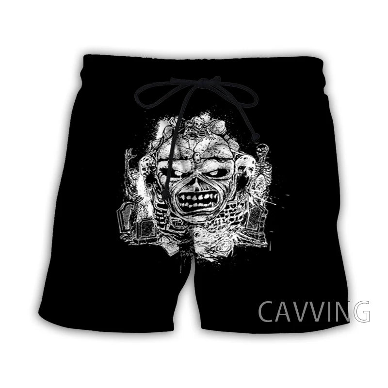 Gothic Vintage Herren Shorts mit Totenkopf – Sommerlook – Bild 11