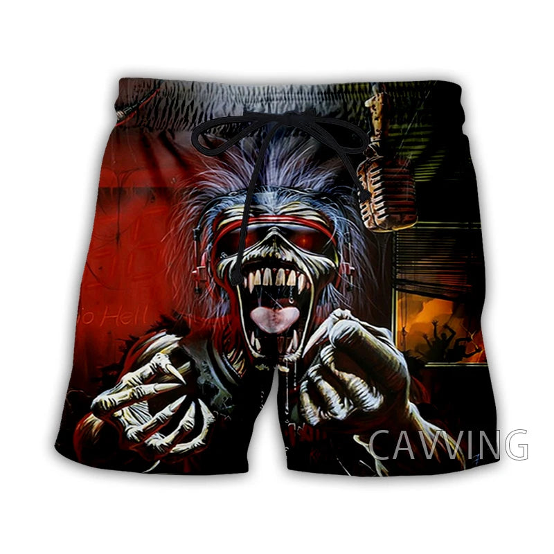 Gothic Vintage Herren Shorts mit Totenkopf – Sommerlook – Bild 23