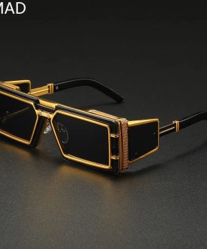 Gothic Steampunk Vintage Sonnenbrille im Trend 2025
