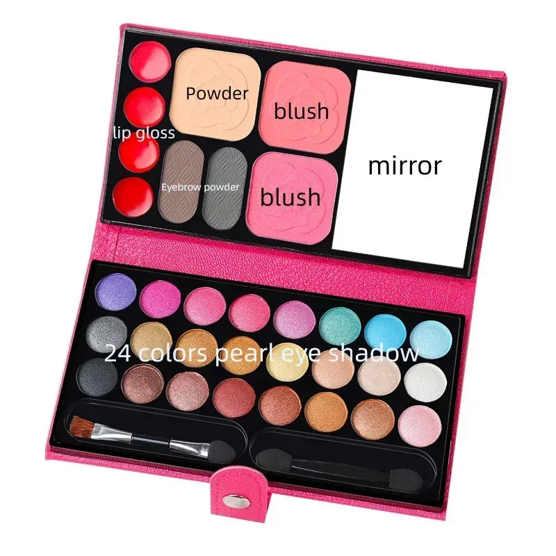 Gothic Anfänger Schminkset mit 33 Farben & Rouge Palette – Bild 2