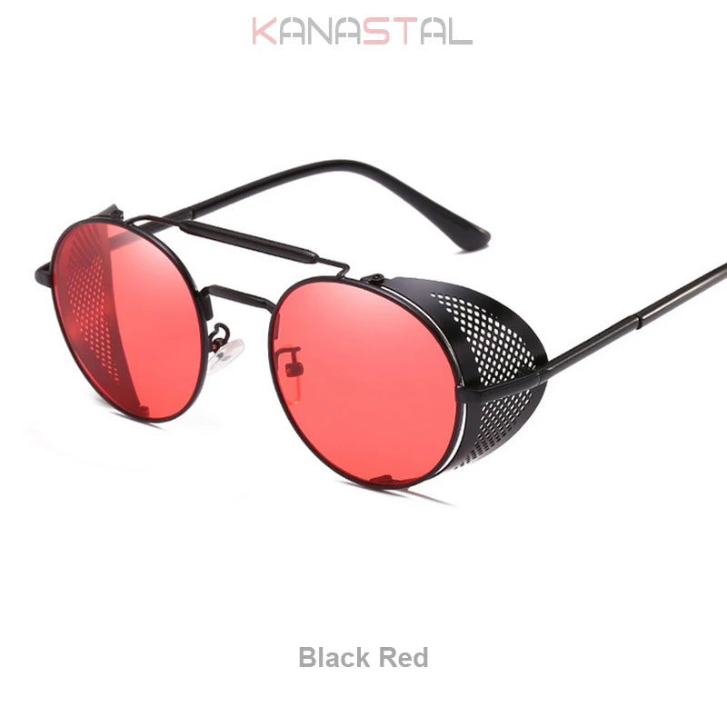 Gothic Steampunk Sonnenbrille mit UV-Schutz für Herren – Bild 12