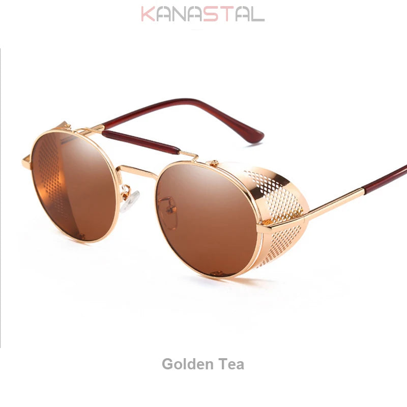 Gothic Steampunk Sonnenbrille mit UV-Schutz für Herren – Bild 9