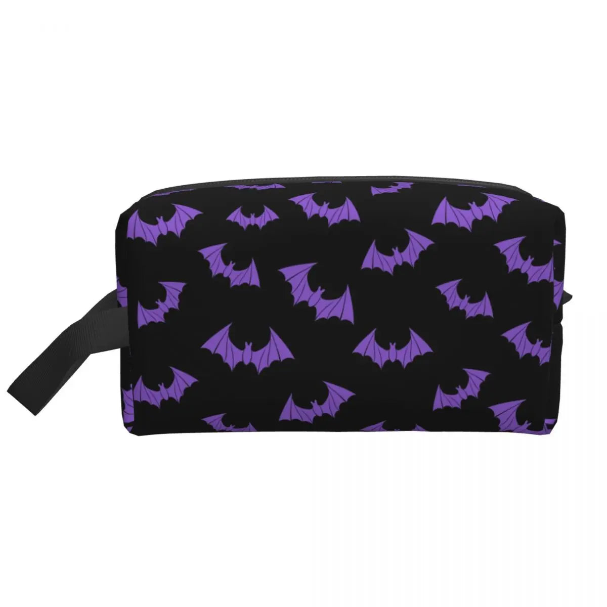 Gothic Halloween Kulturtasche mit Fledermäusen und Spitze – Bild 17