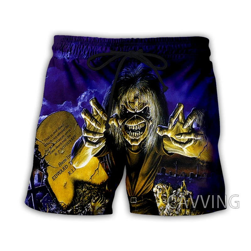 Gothic Vintage Herren Shorts mit Totenkopf – Sommerlook – Bild 3