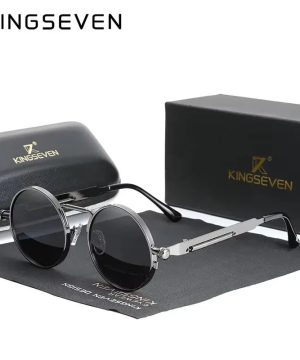 KINGSEVEN Gothic Steampunk Sonnenbrille Vintage Design