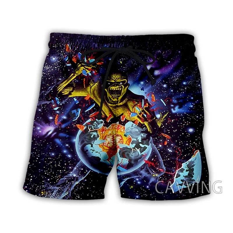 Gothic Vintage Herren Shorts mit Totenkopf – Sommerlook – Bild 14