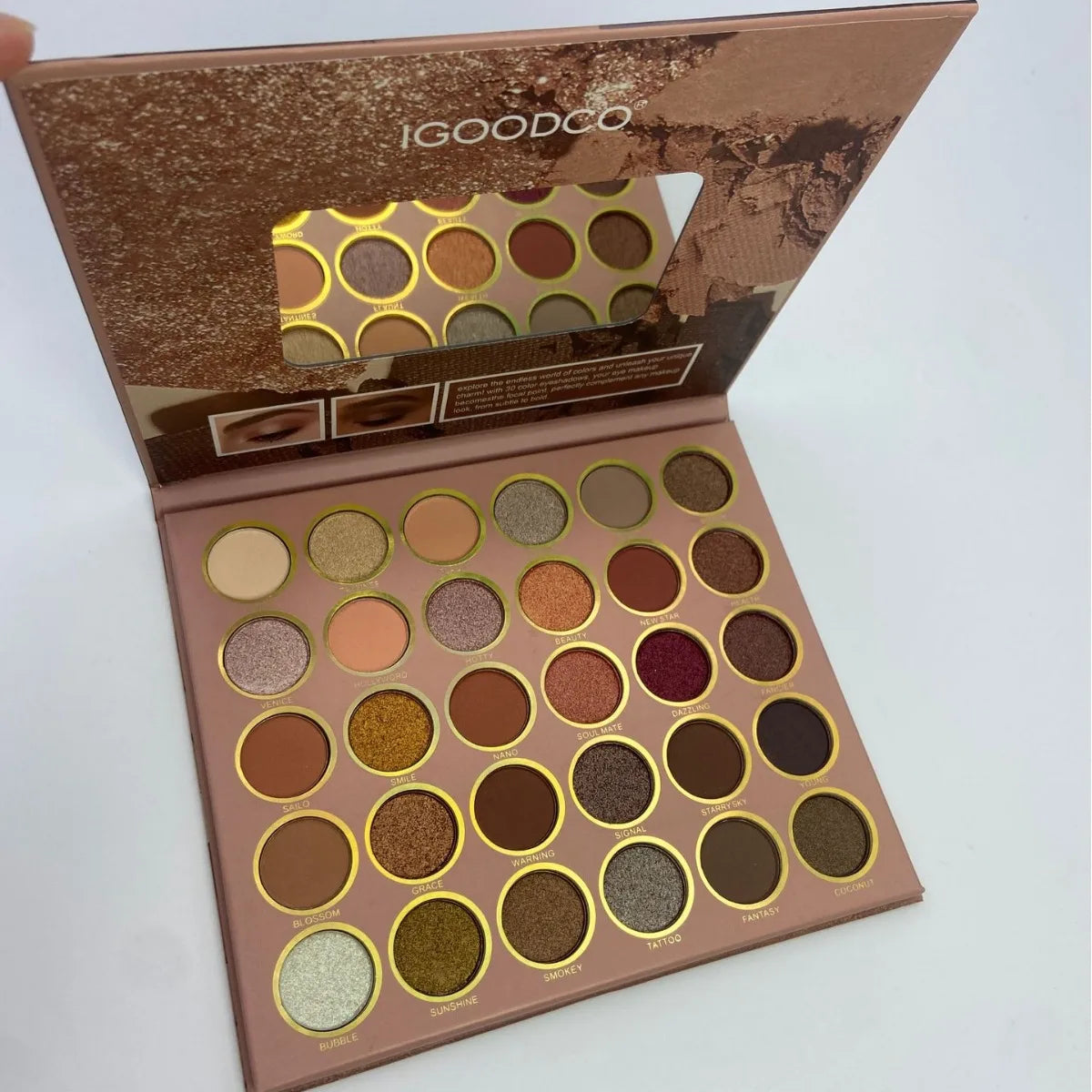 Gothic Lidschattenpalette – 30 Farben Smokey Nude Look