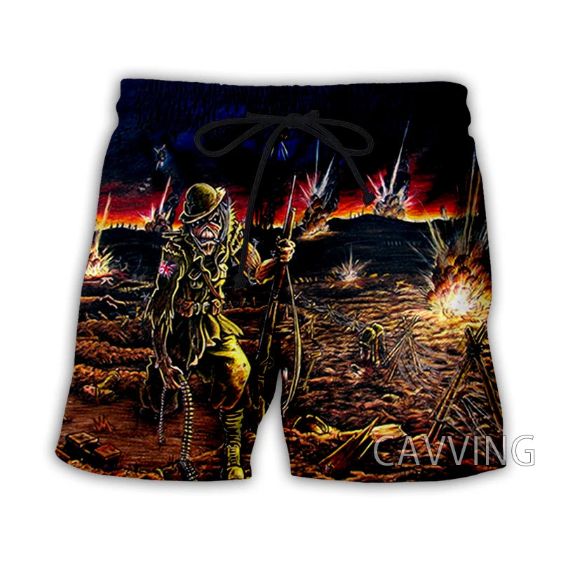 Gothic Vintage Herren Shorts mit Totenkopf – Sommerlook – Bild 15