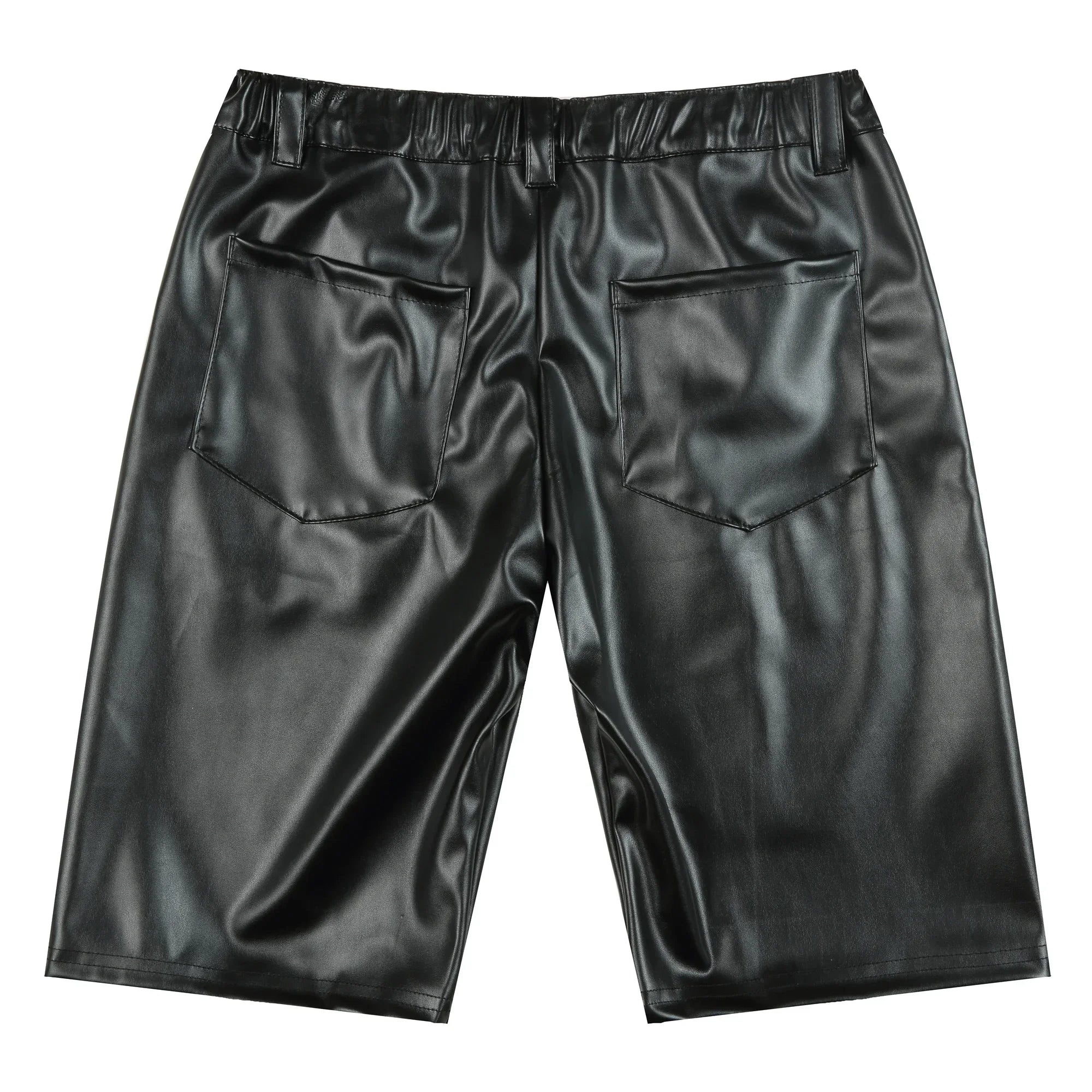 Gothic Herren Shorts aus PU-Leder – Sommer Clubwear – Bild 6