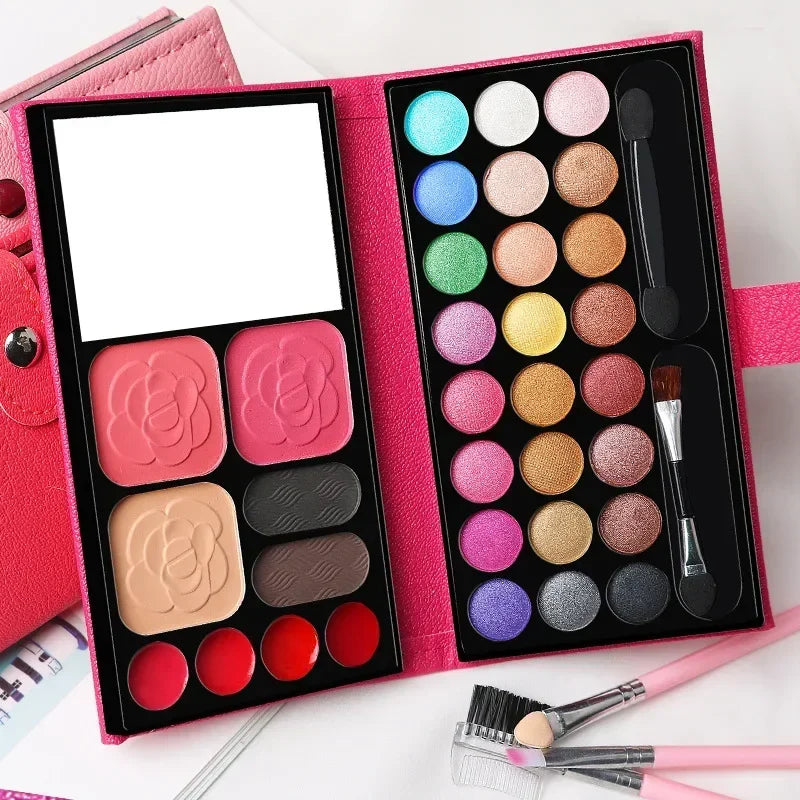 Gothic Anfänger Schminkset mit 33 Farben & Rouge Palette – Bild 3