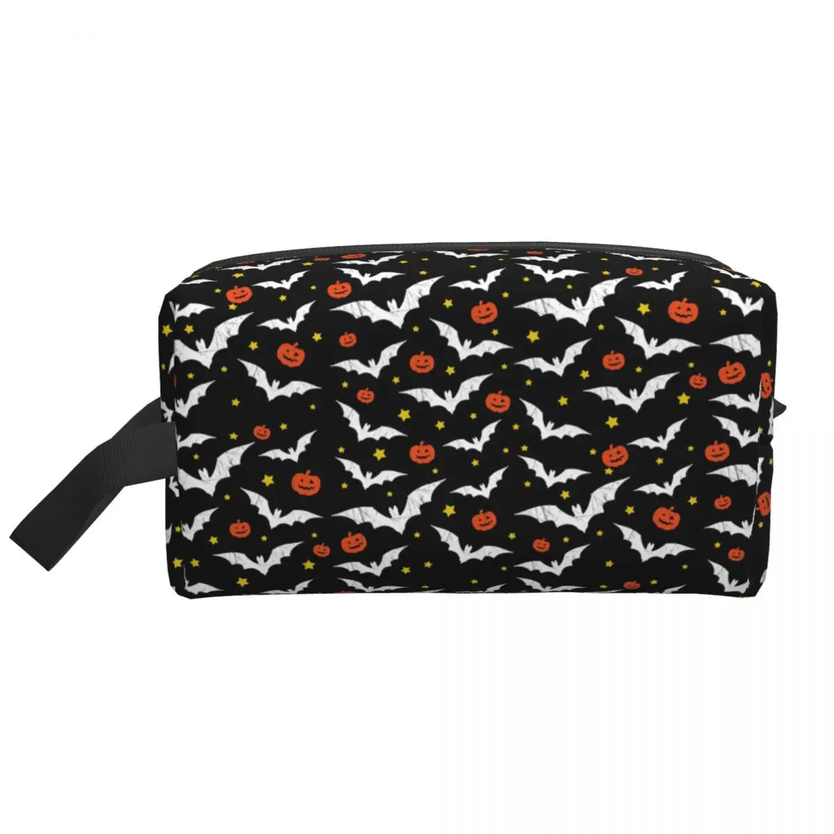 Gothic Halloween Kulturtasche mit Fledermäusen und Spitze – Bild 20