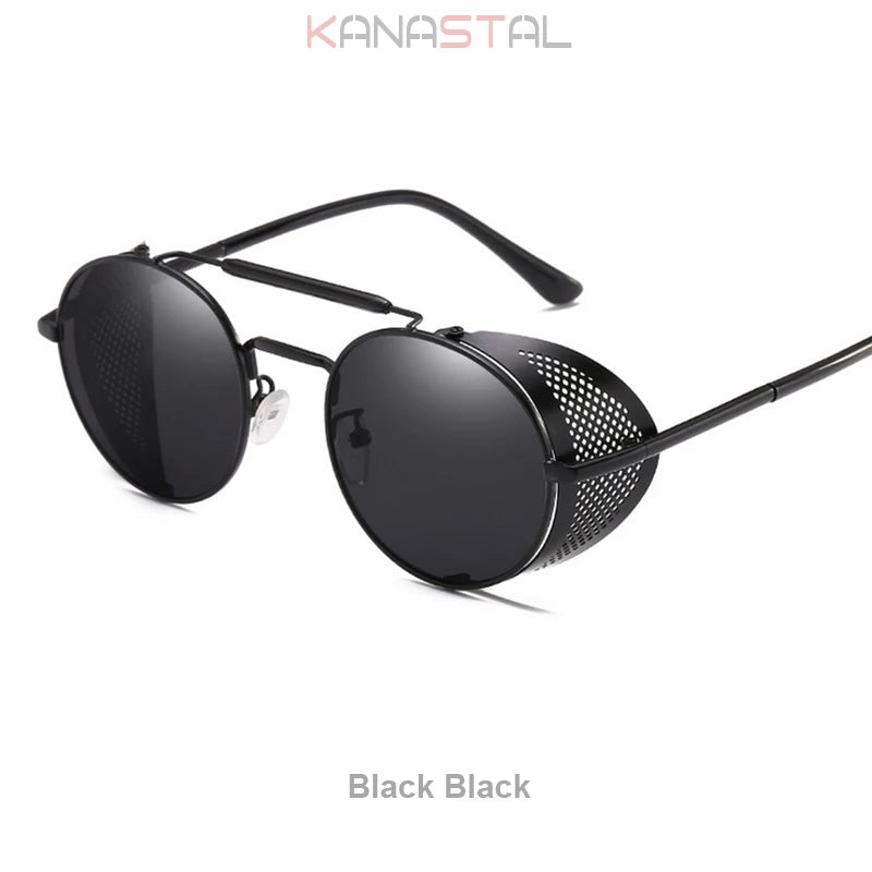 Gothic Steampunk Sonnenbrille mit UV-Schutz für Herren – Bild 8