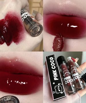 Gothic Red Lipgloss – Wasserfest & Nicht Klebend Shine
