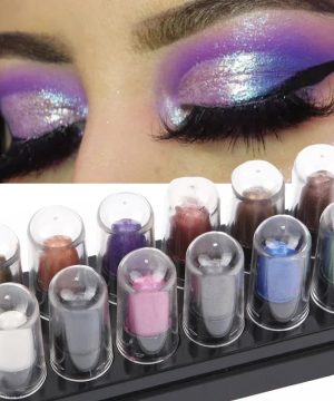 Gothic Glitter Eyeshadow Set – 12 Farben, Wasserfest