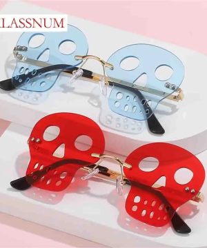 Gothic Totenkopf Sonnenbrille für Herren & Damen Party