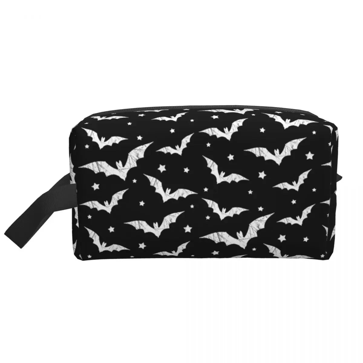 Gothic Halloween Kulturtasche mit Fledermäusen und Spitze – Bild 21