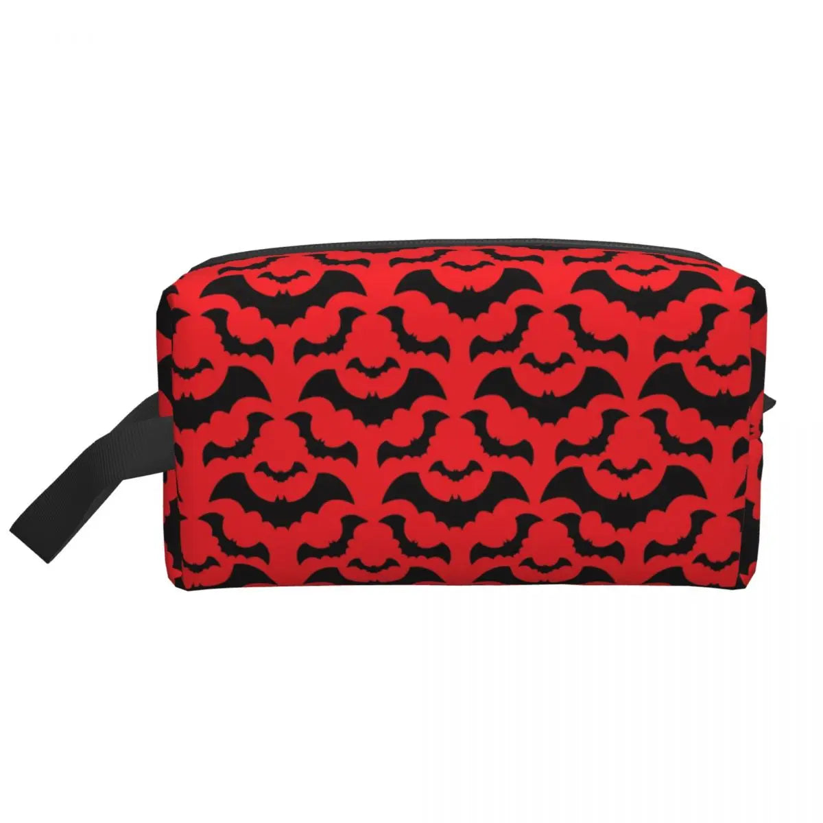 Gothic Halloween Kulturtasche mit Fledermäusen und Spitze – Bild 13