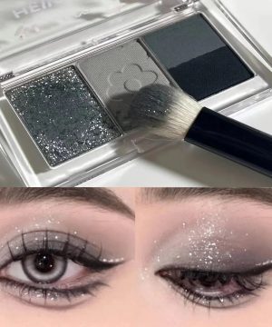 Gothic Smokey Eyeshadow Palette – Matt & Glitzernd, Waterproof