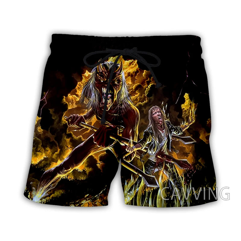 Gothic Vintage Herren Shorts mit Totenkopf – Sommerlook – Bild 20