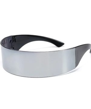 Gothic Futuristic Wrap-Around Monobrand Sunglasses Mask