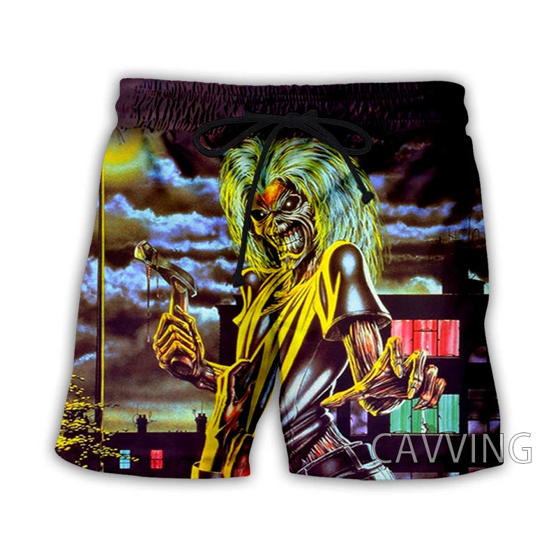 Gothic Vintage Herren Shorts mit Totenkopf – Sommerlook – Bild 12
