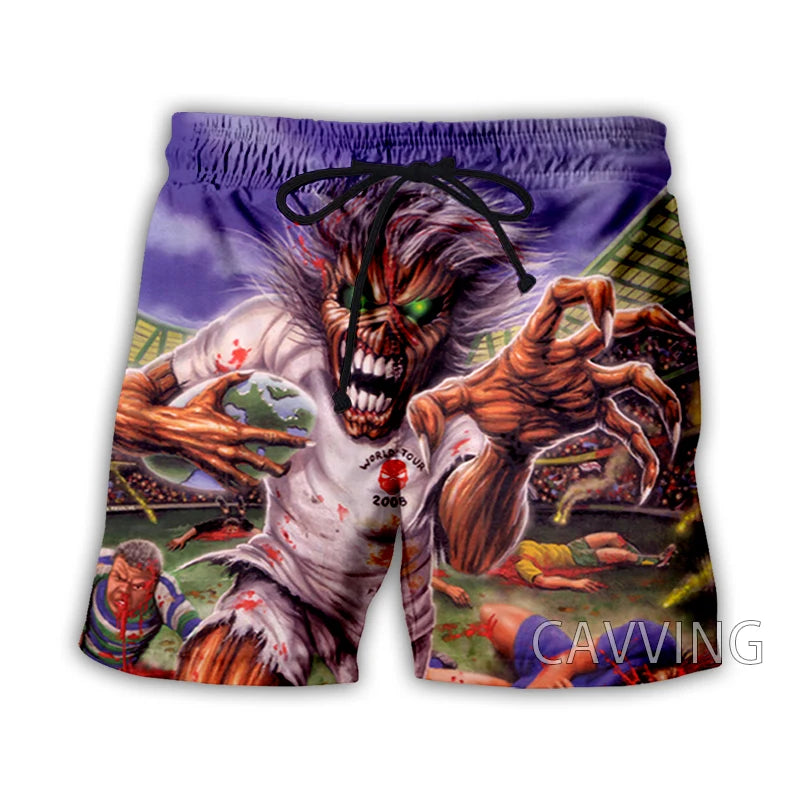 Gothic Vintage Herren Shorts mit Totenkopf – Sommerlook – Bild 8