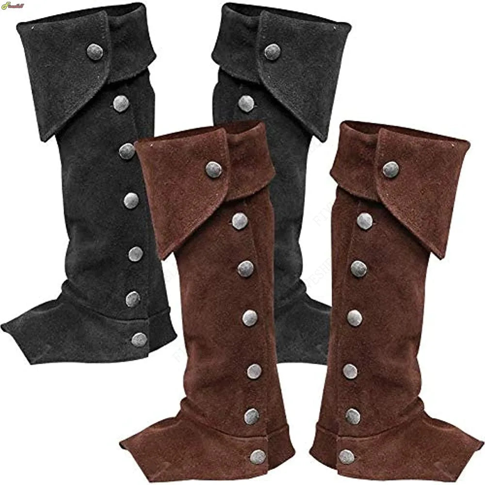 Gothic Mittelalter Ritter Stiefel Gamaschen Cosplay Schuhe