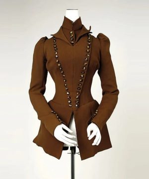 Damen Gothic Steampunk Mantel im viktorianischen Stil