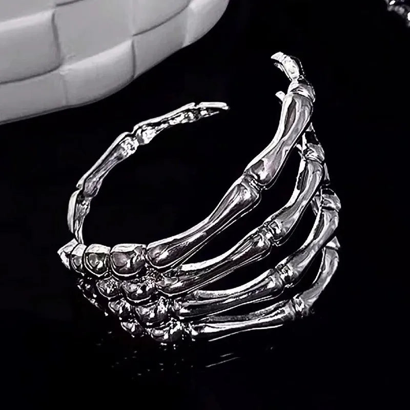Gothic Punk Armband mit Totenkopf & Geisterklaue Trendy – Bild 7