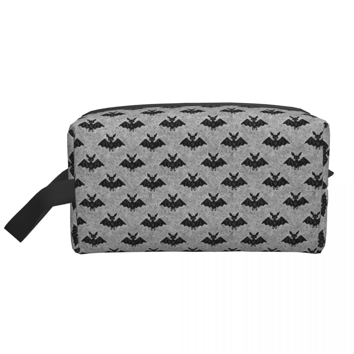 Gothic Halloween Kulturtasche mit Fledermäusen und Spitze – Bild 25