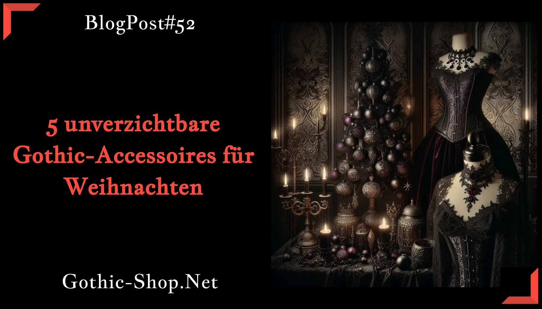 5 unverzichtbare Gothic-Accessoires für Weihnachten