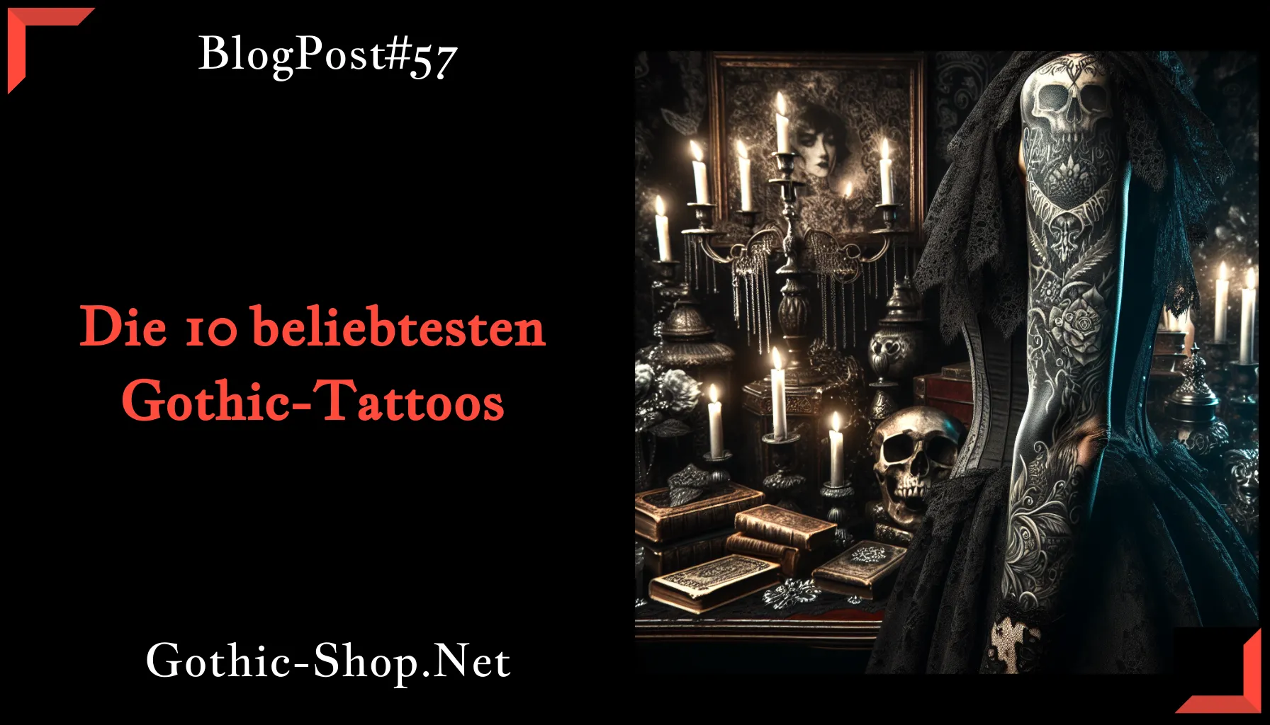 Die 10 beliebtesten Gothic-Tattoos