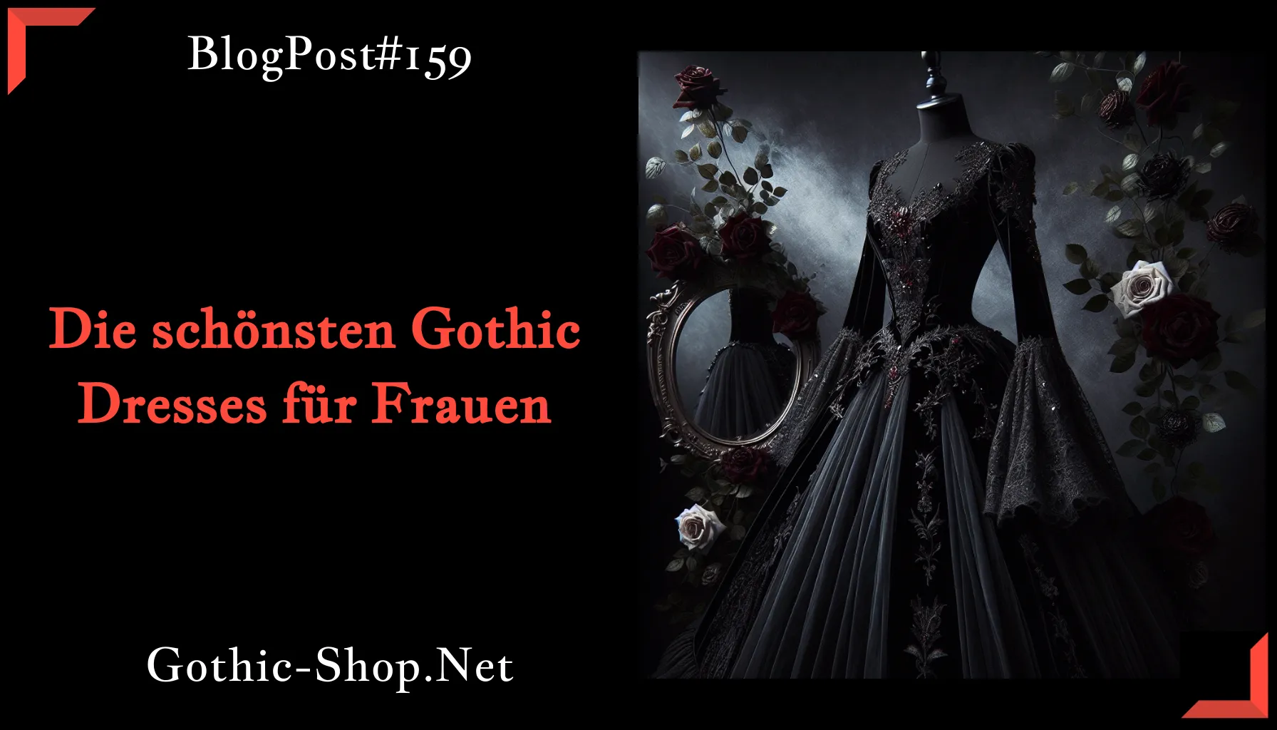 Die schönsten Gothic Dresses für Frauen