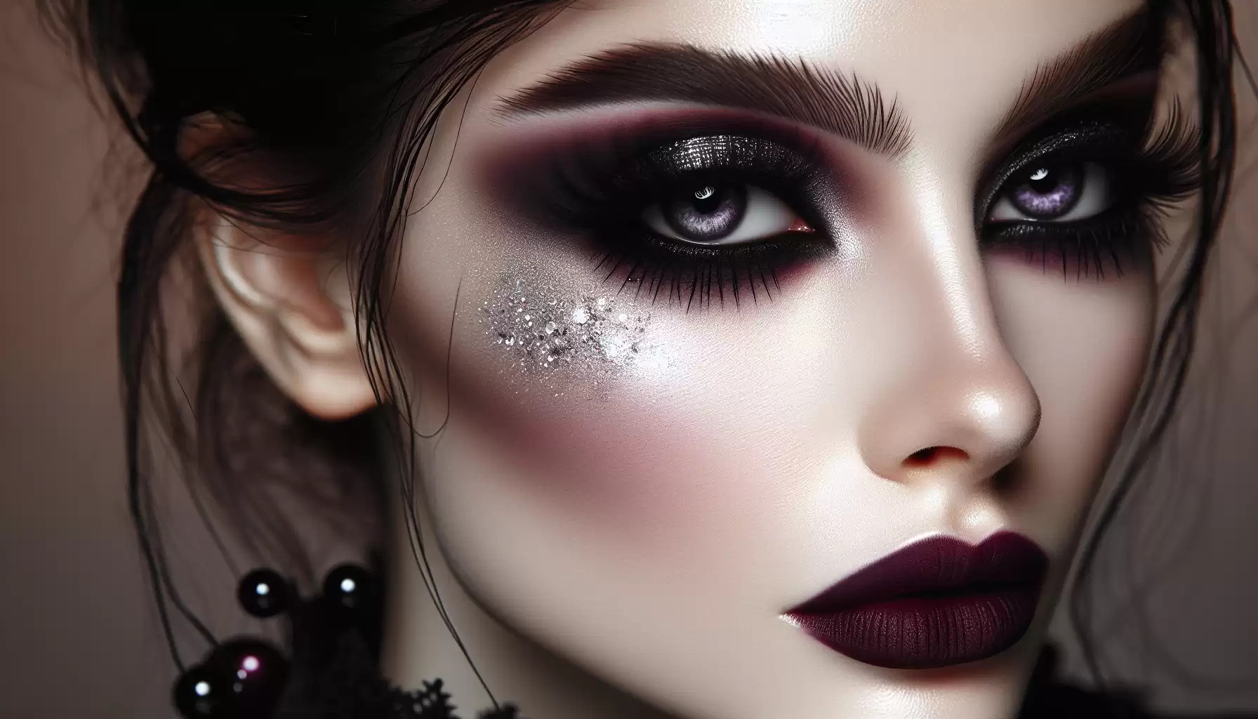 Dunkle Schminke Inspiration