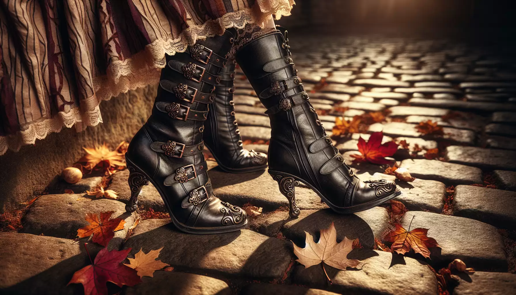 Elegante Gothic-Stiefel