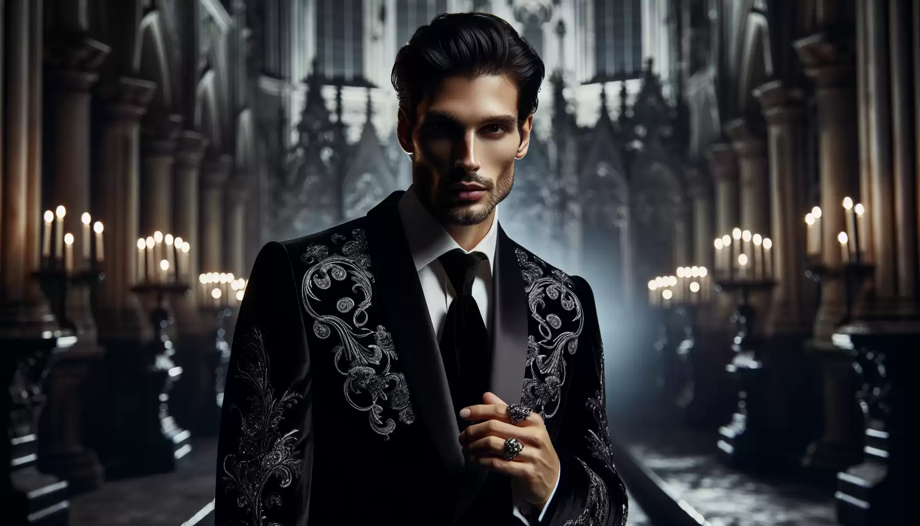 Eleganter Gothic-Anzug