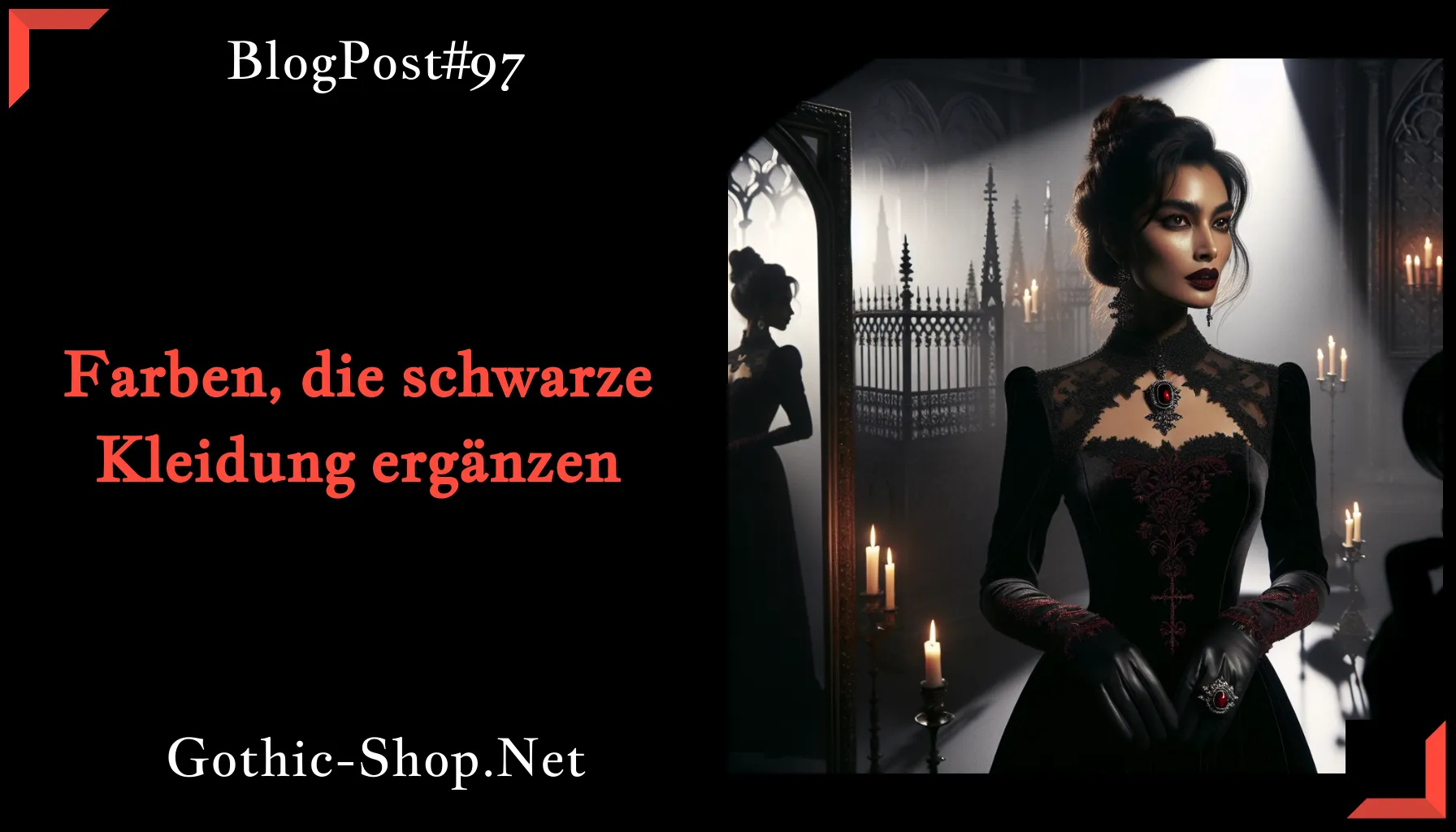 Farben, die schwarze Kleidung ergänzen
