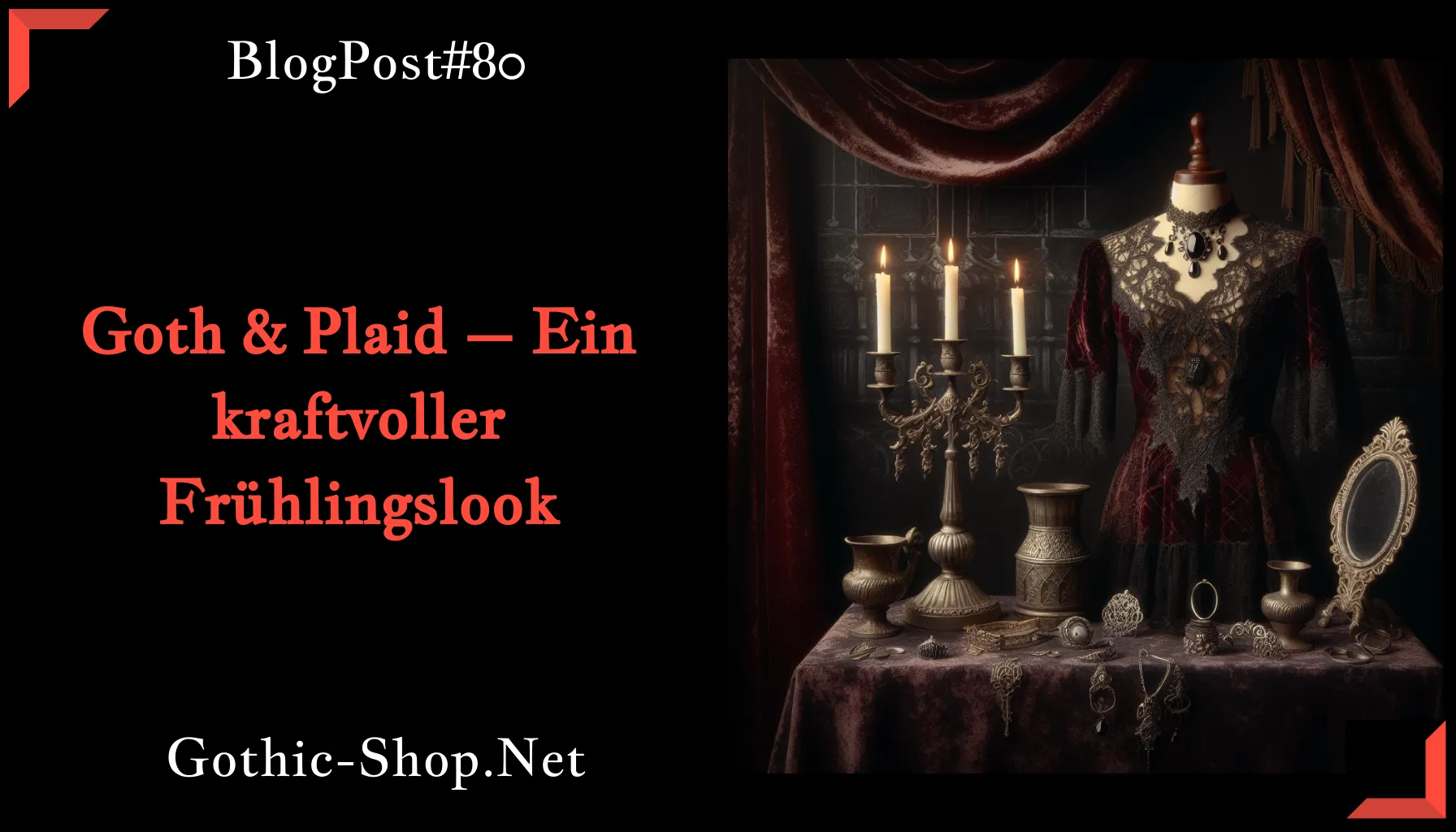Goth & Plaid – Ein kraftvoller Frühlingslook
