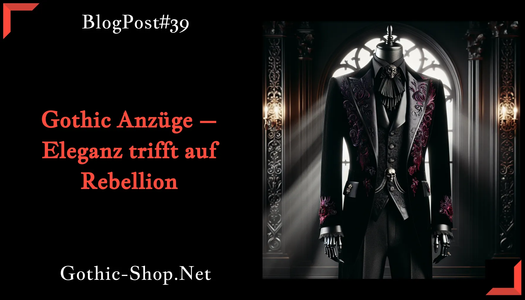 Gothic Anzüge – Eleganz trifft auf Rebellion