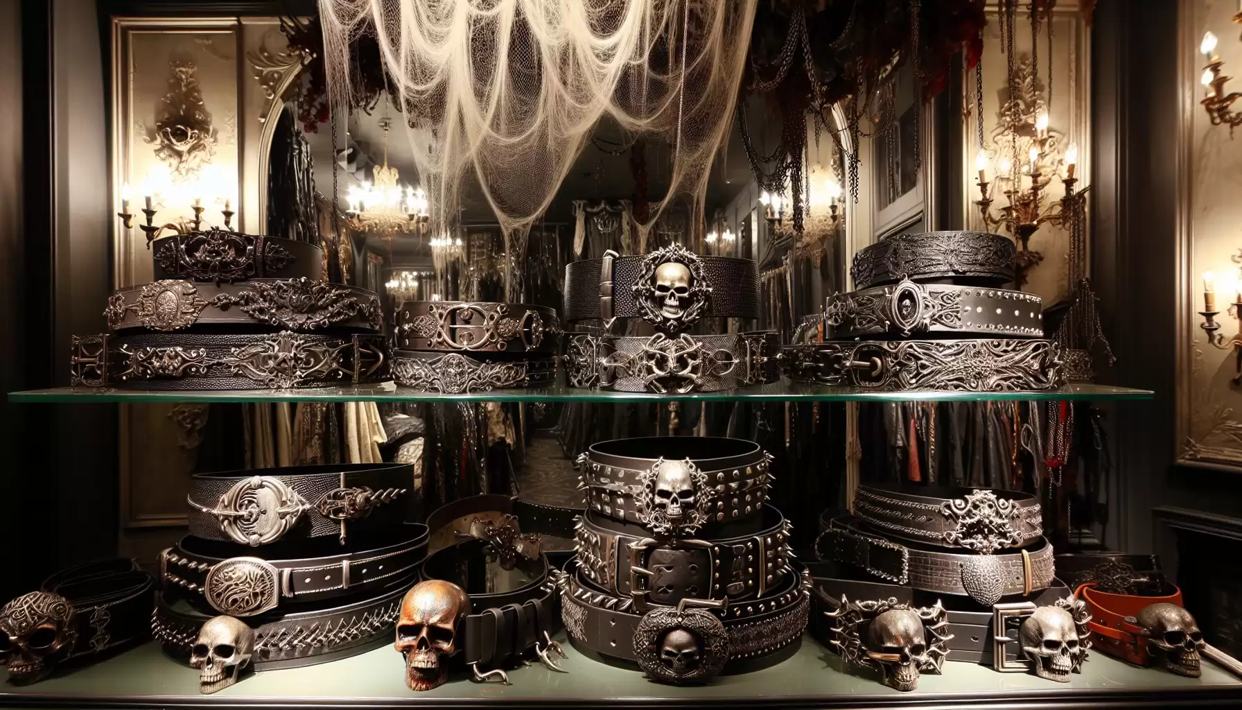 Gothischer Gürtel Display