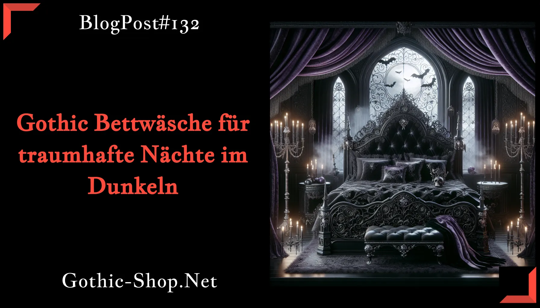 Gothic Bettwäsche für traumhafte Nächte im Dunkeln