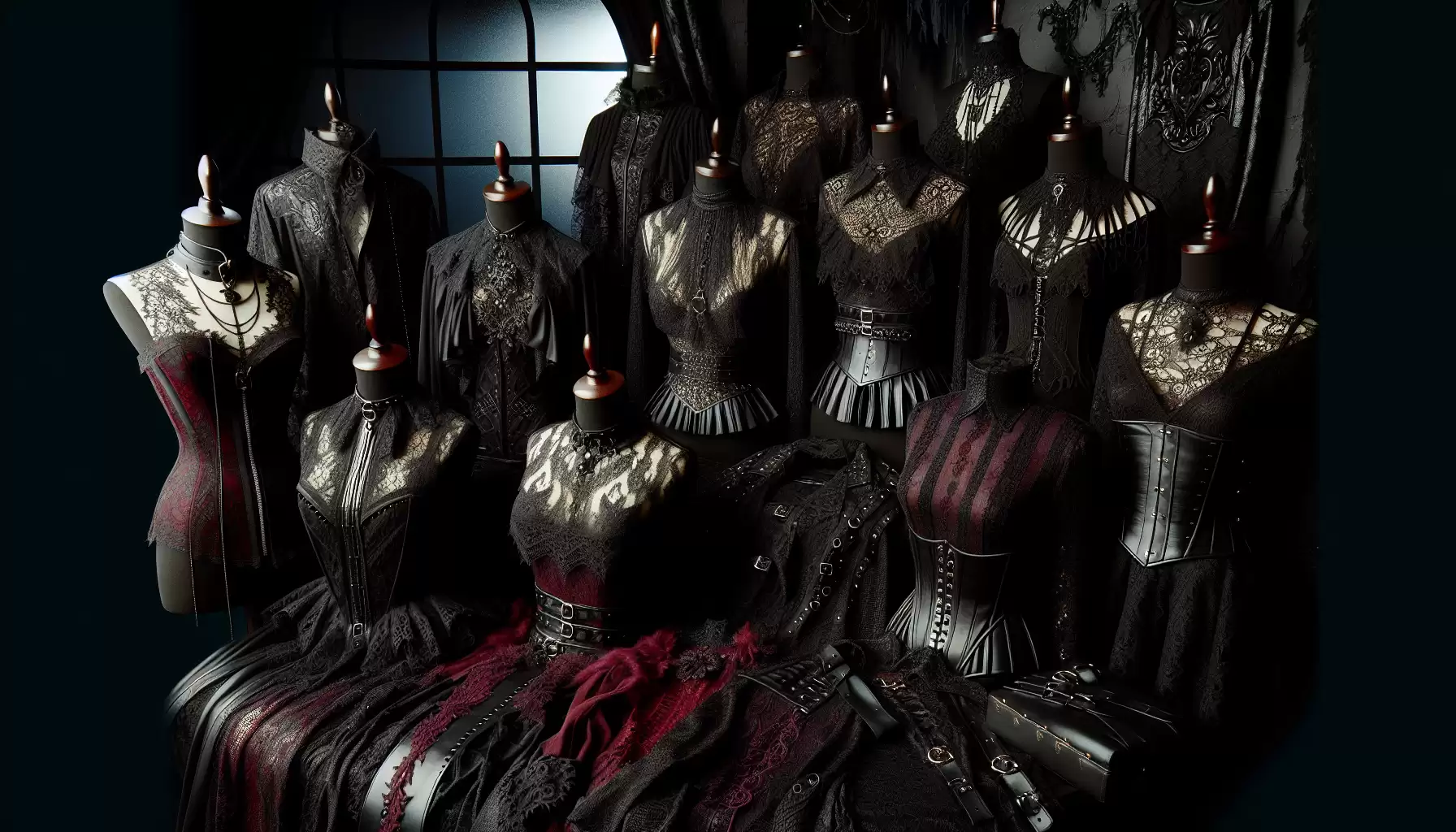 Gothic Kleidung im Detail