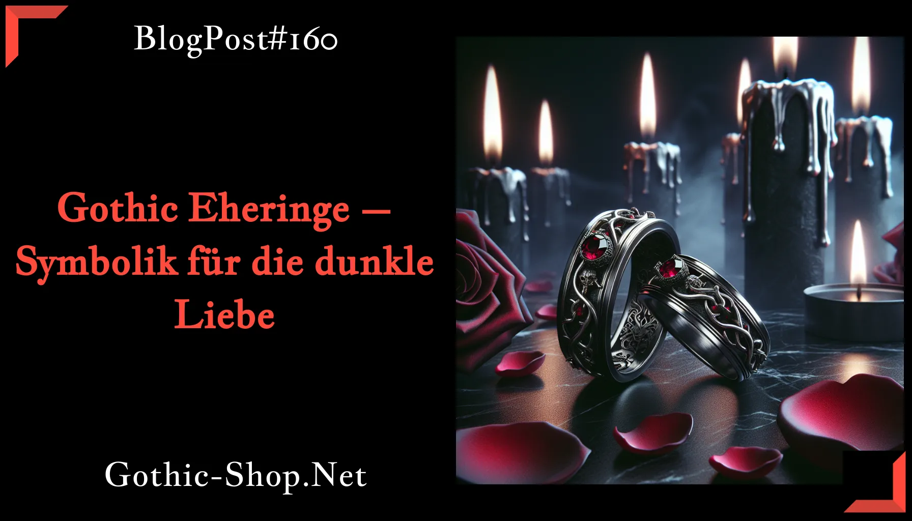 Gothic Eheringe – Symbolik für die dunkle Liebe