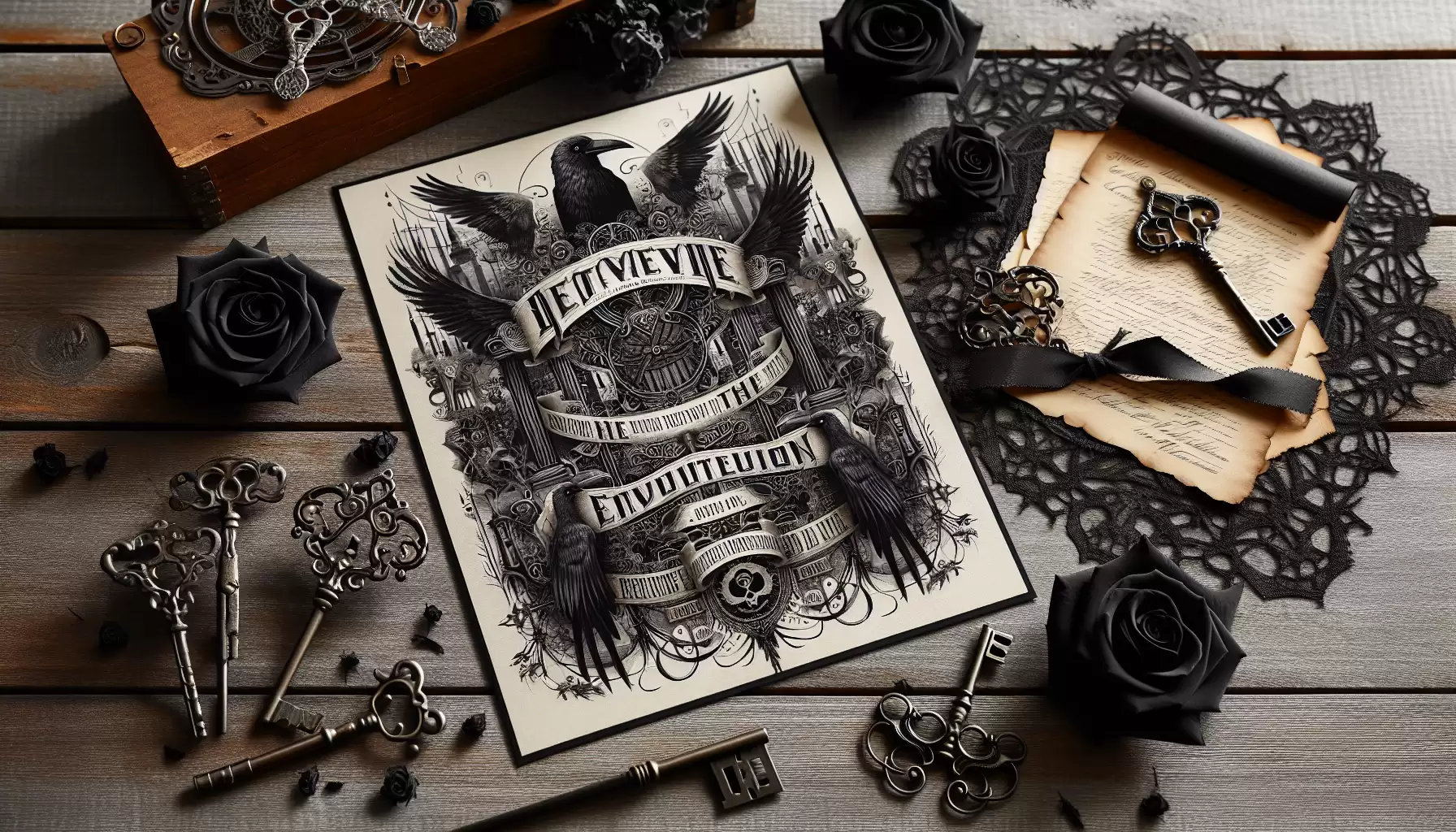 Mysterious Gothic Invitations