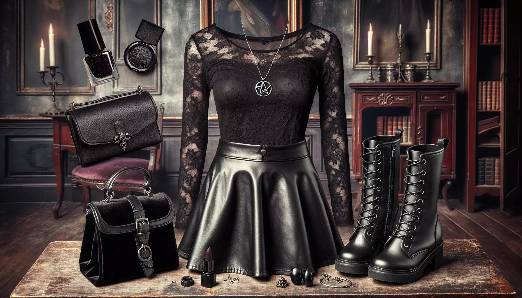 Gothic Alltagsmode Outfit